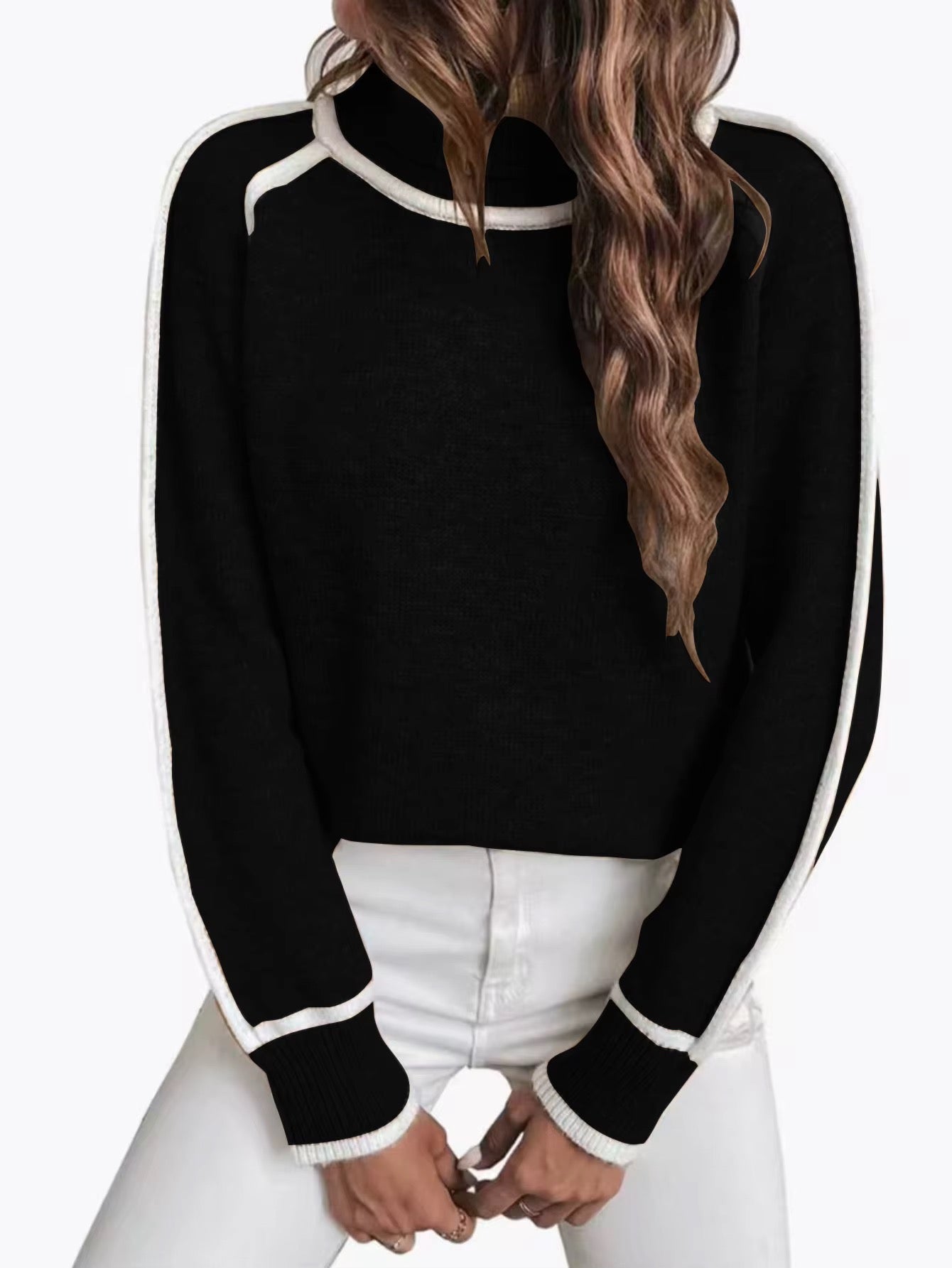 Kaylee | Suéter Elegante de Cuello Alto