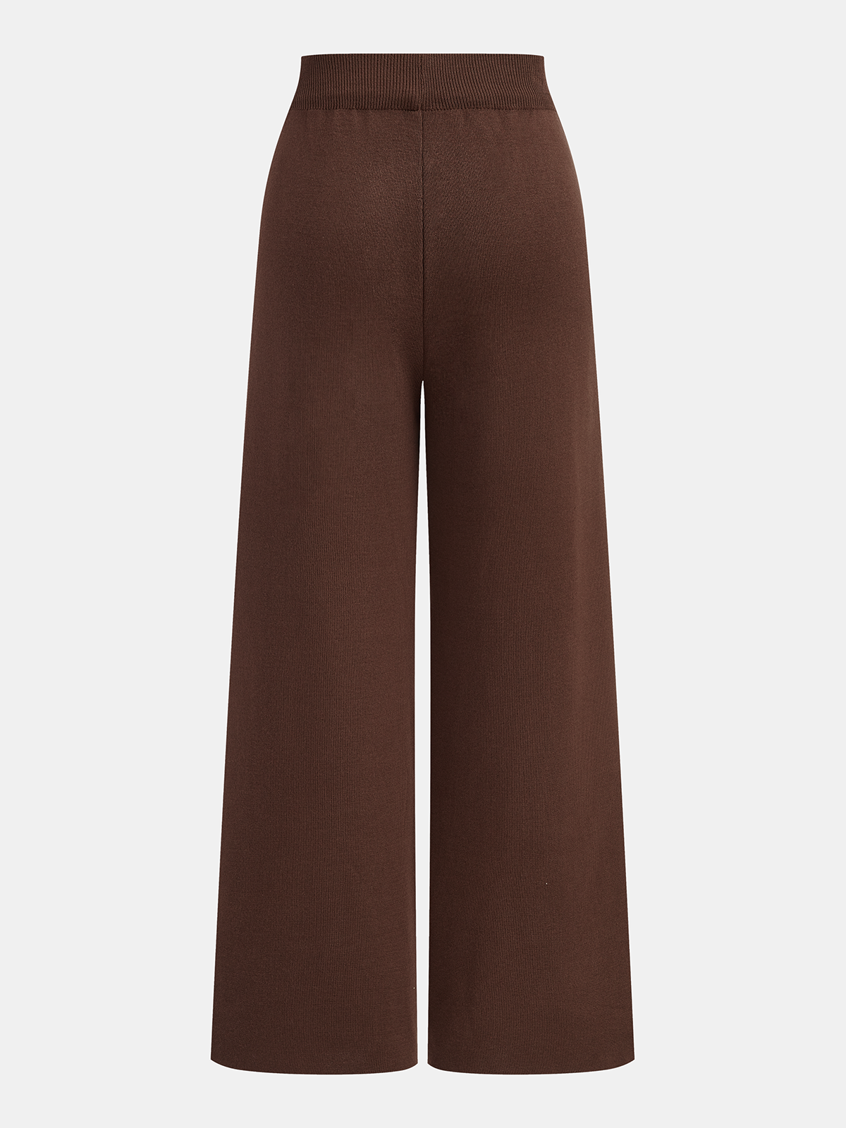 Conjunto de tres piezas con jersey de cuello alto de punto, cárdigan y pantalón