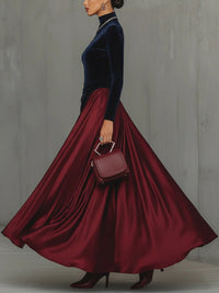 Lira | Vestido largo bicolor