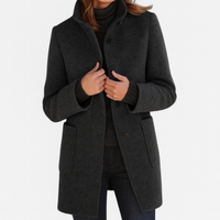 Lidia | Chaqueta de lana con cuello alto