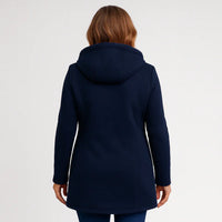 Eleonora™ – Abrigo de invierno con cremallera asimétrica