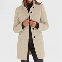 Lidia | Chaqueta de lana con cuello alto