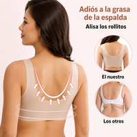 (Pack de 3) Sujetador Moldeador Cómodo Sin Aros con Cierre Frontal