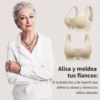 (Pack de 3) Sujetador Moldeador Cómodo Sin Aros con Cierre Frontal