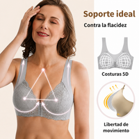 (Pack de 3) Sujetador Moldeador Cómodo Sin Aros con Cierre Frontal