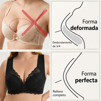 (Pack de 3) Sujetador Moldeador Cómodo Sin Aros con Cierre Frontal