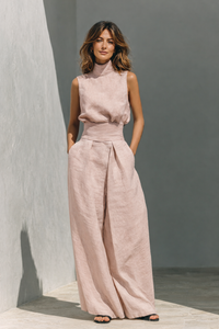 Maribel | Conjunto camiseta de tirantes y pantalón ancho