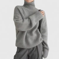 Georgia - Jersey fino de punto con cuello alto