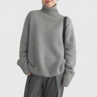 Georgia - Jersey fino de punto con cuello alto