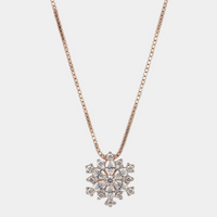 Cora - Collar de cristal con copo de nieve