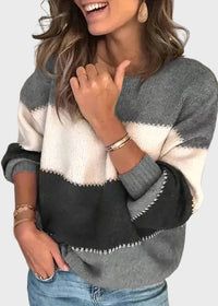Jersey de punto cuello vuelto