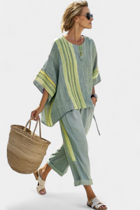 Lorena | Conjunto Boho Lino y Bambú