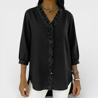Elena - Blusa elegante con volantes
