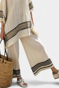 Noémia | Conjunto Elegante Lino Bambú