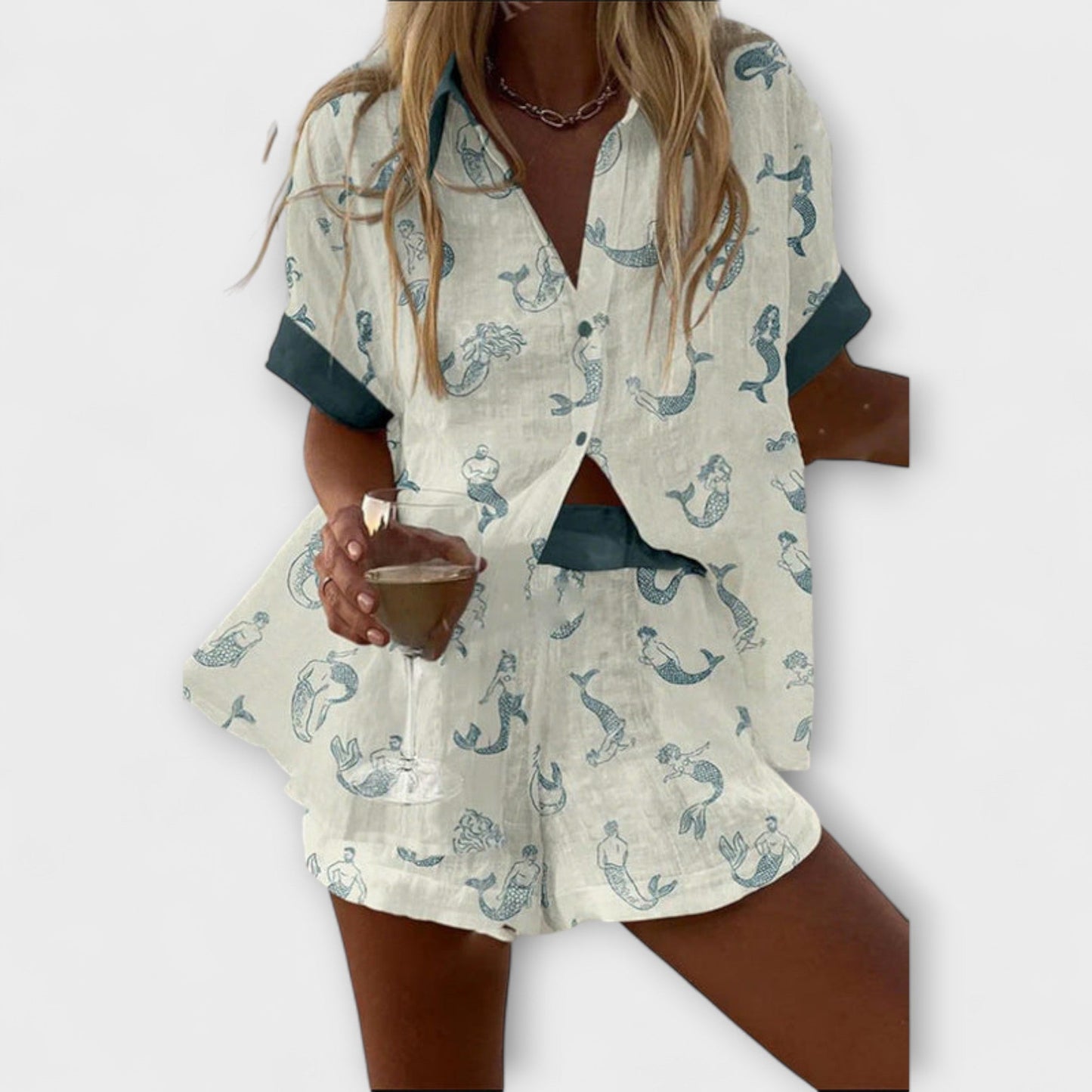 Camila | Conjunto Estampa Sirena
