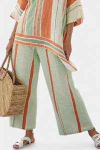 Dalila | Conjunto de Lino con Rayas