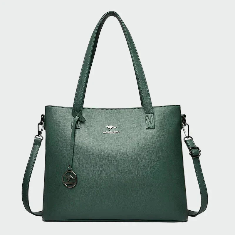 Bolso Tote Elegante Burdeos