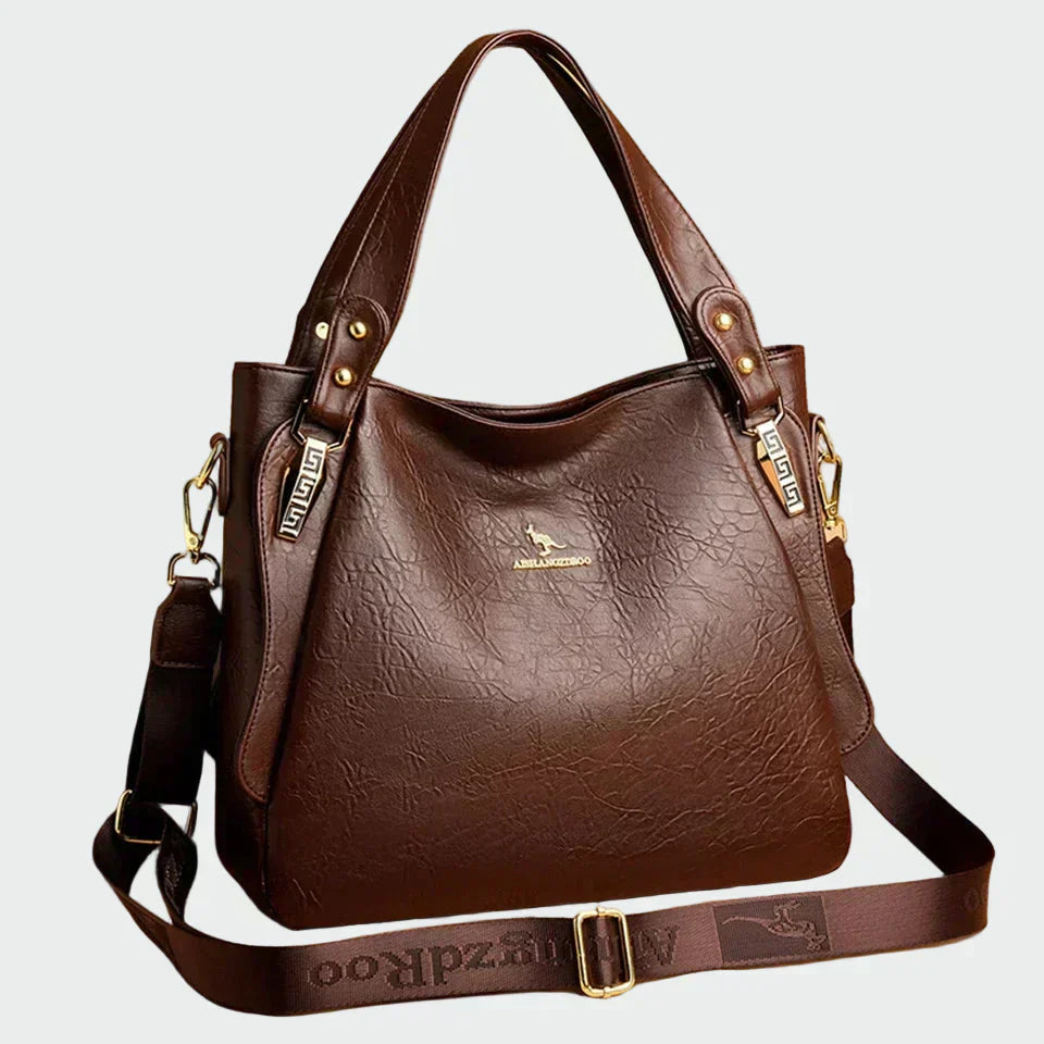 Bolso Tote Elegante Atemporal Marrón