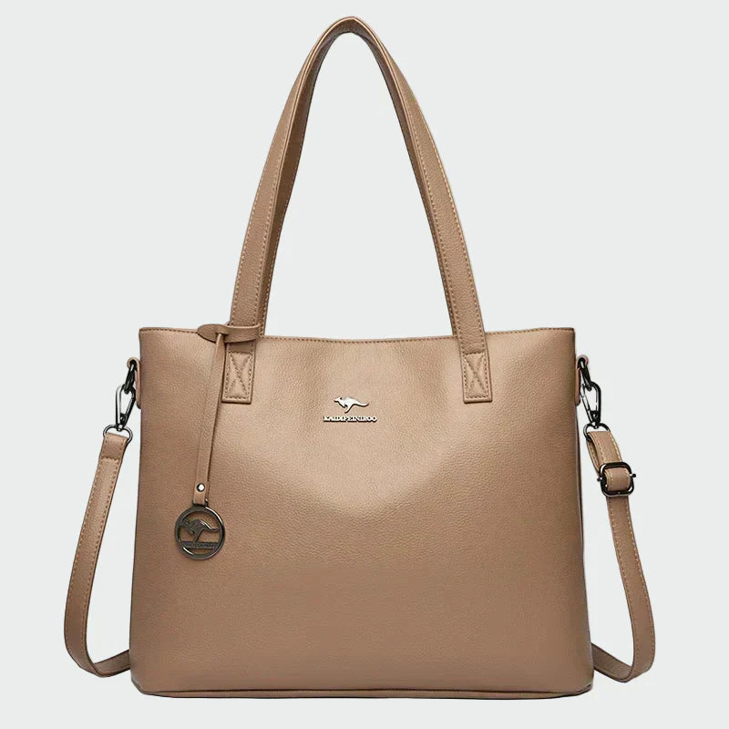 Bolso Tote Elegante Burdeos