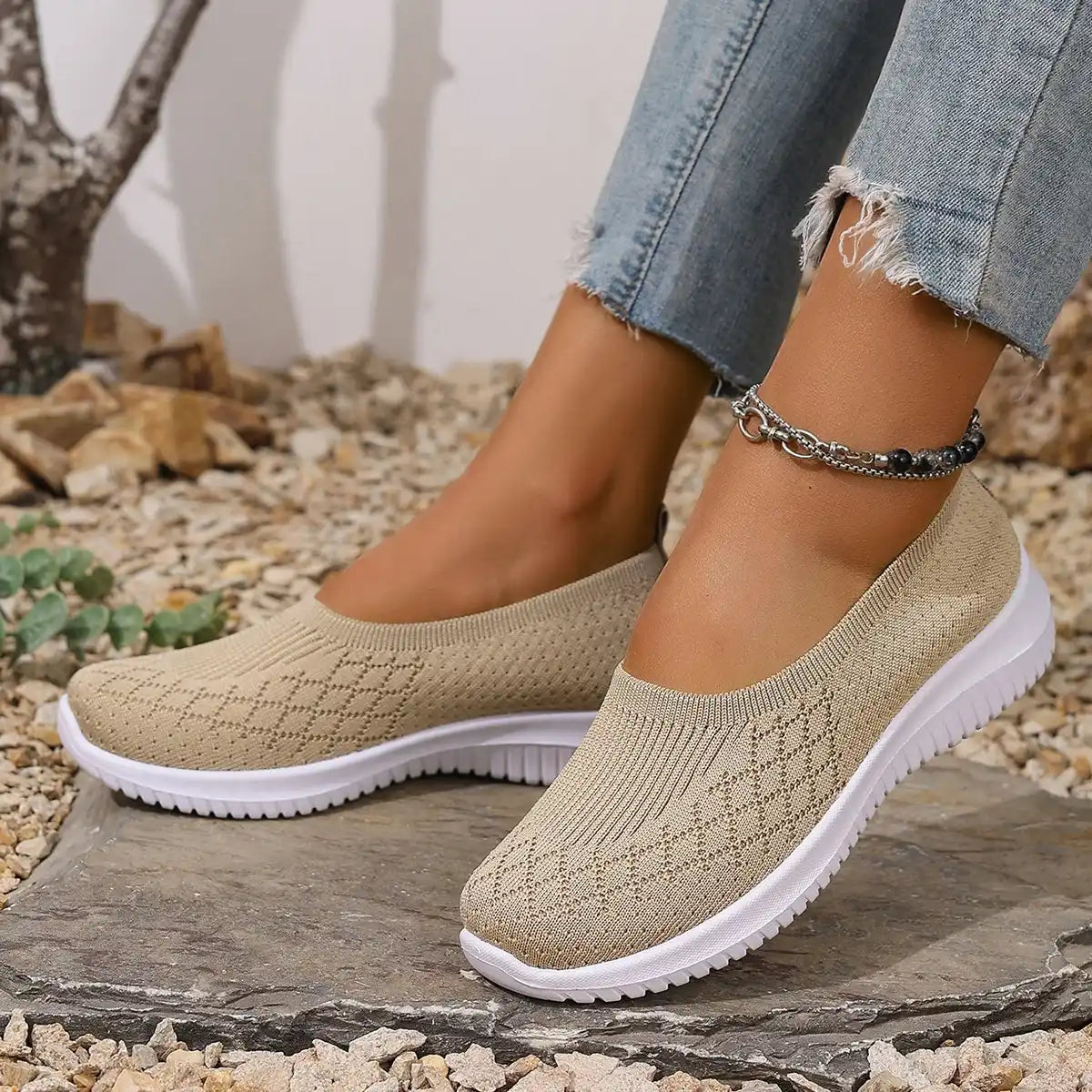 Sandra | Zapatillas Antideslizantes Transpirables