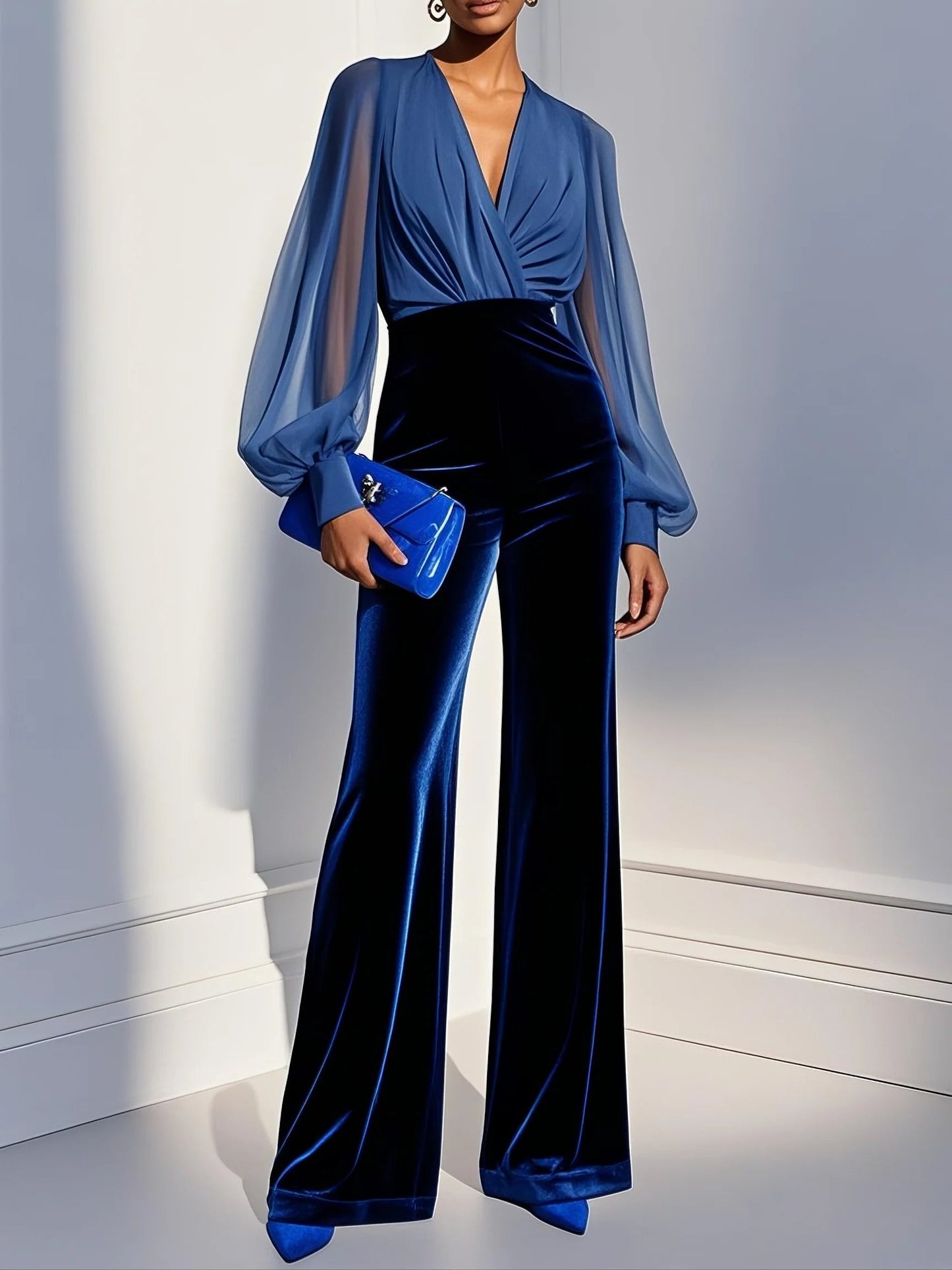 Maud | Mono elegante con escote V
