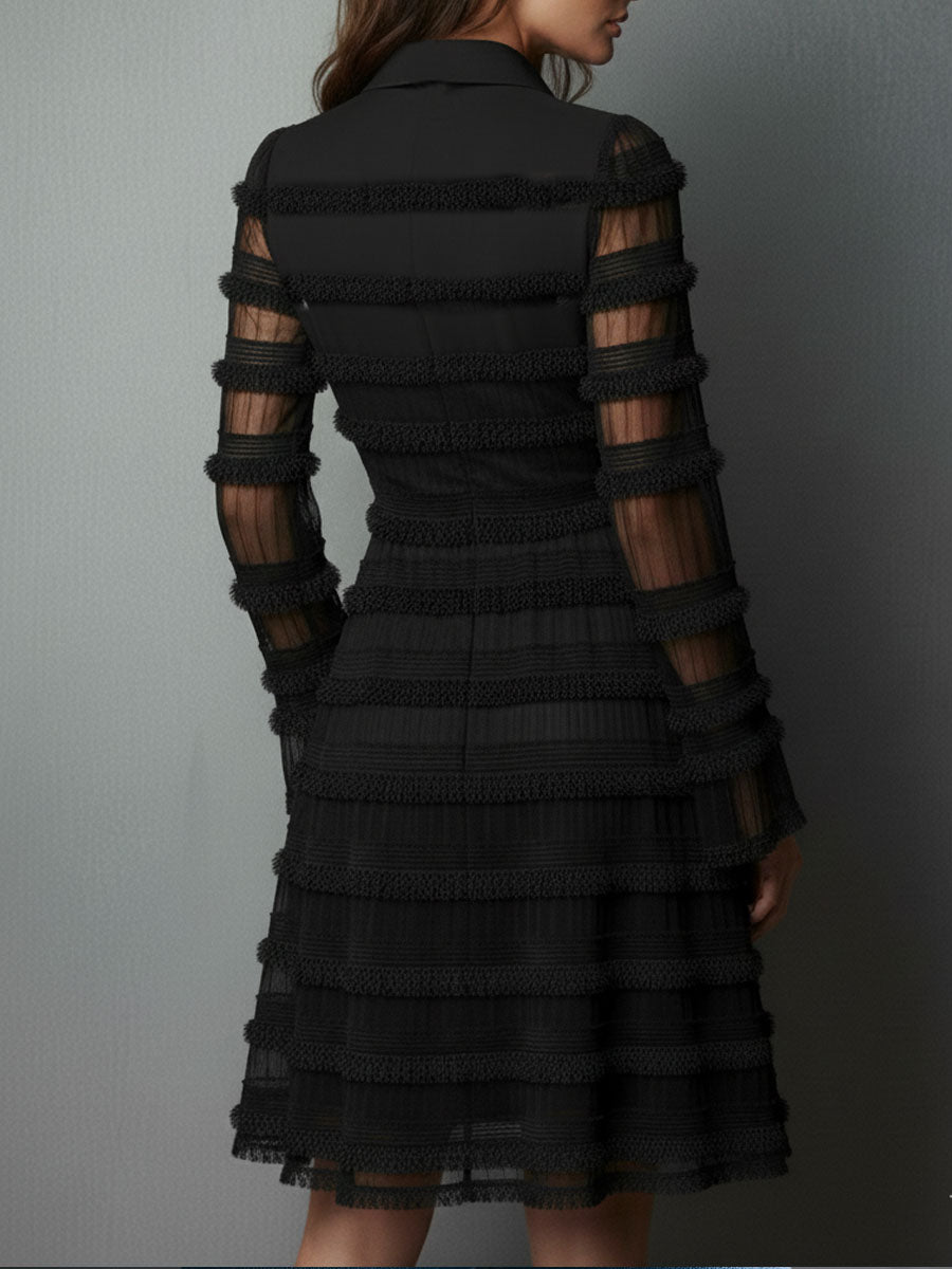 Rosa | Vestido mini elegante con escote V profundo