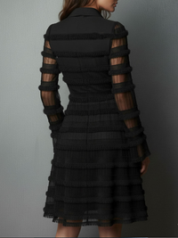 Rosa | Vestido mini elegante con escote V profundo