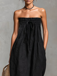 Nina | Mono elegante sin tirantes