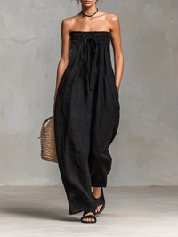 Nina | Mono elegante sin tirantes