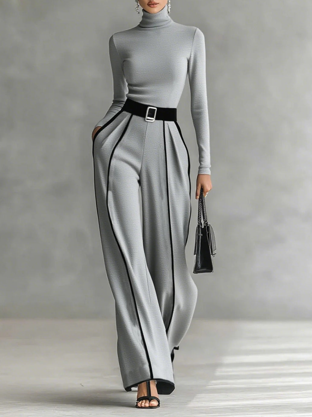 Veralia | Conjunto elegante con detalle de contraste