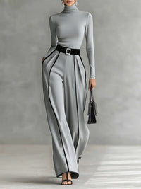 Veralia | Conjunto elegante con detalle de contraste