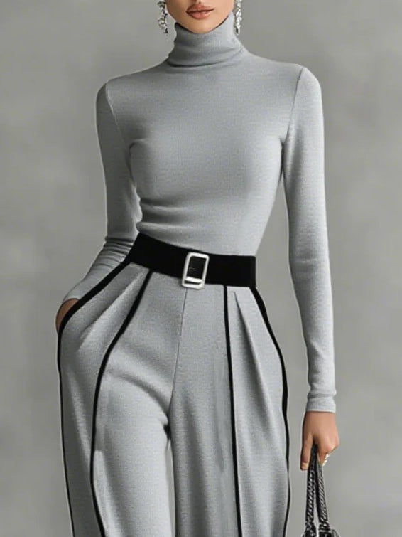 Veralia | Conjunto elegante con detalle de contraste