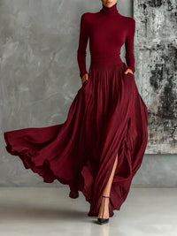 Evarista | Conjunto elegante con falda plisada