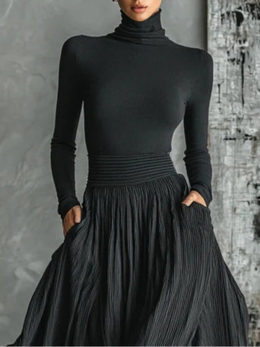 Evarista | Conjunto elegante con falda plisada