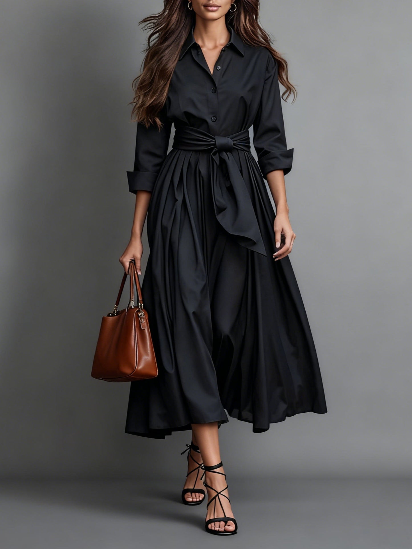 Marise | Vestido maxi elegante con lazo