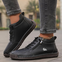 Flora| zapatos ortopédicos cómodos con cremallera