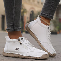 Flora| zapatos ortopédicos cómodos con cremallera