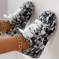 Veronika Zapatillas Diseño de Graffiti Amortiguación