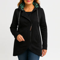 Eleonora™ – Abrigo de invierno con cremallera asimétrica