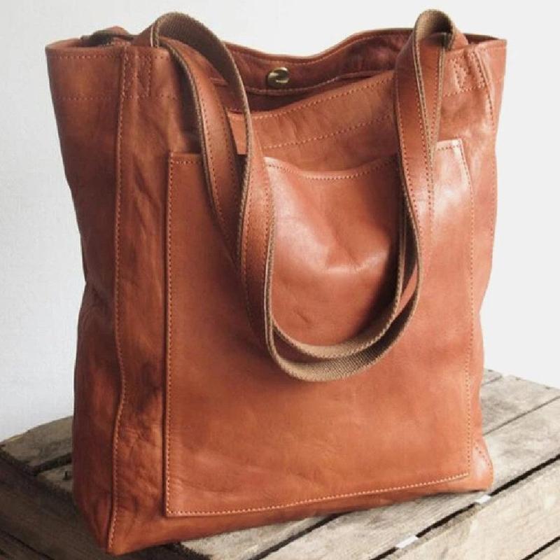 Elle | Bolso de Hombro Clásico en Piel