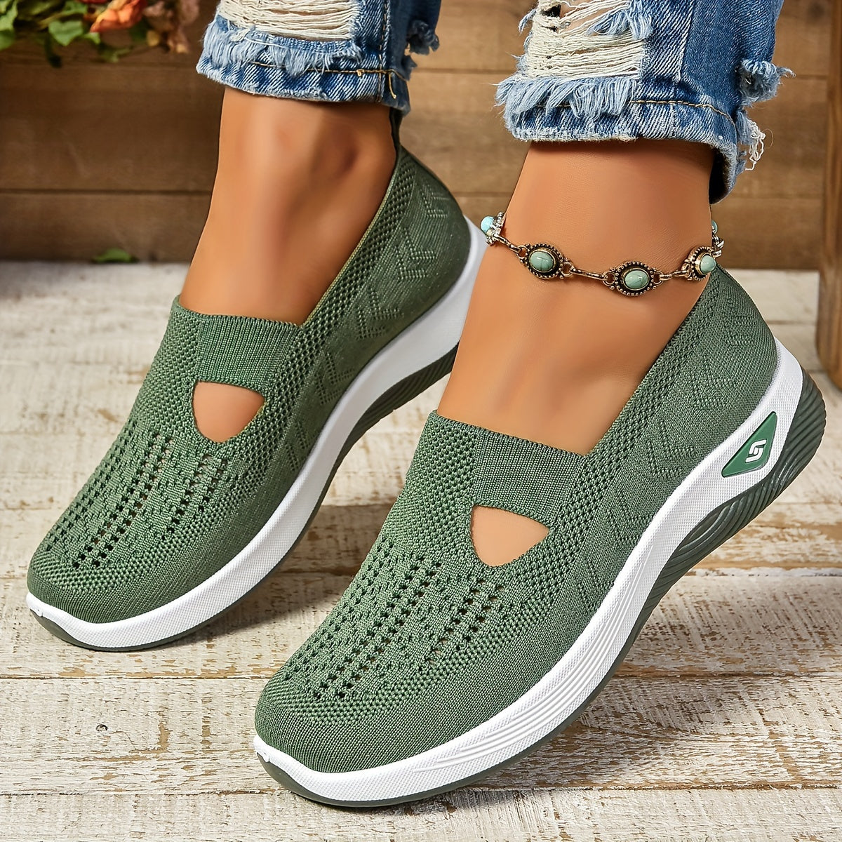 Ottilie Zapatos Slip On Transpirables Damas Ortopédicos