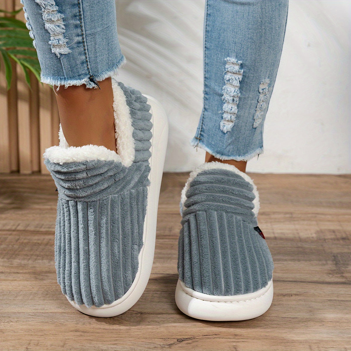 Zapatillas de casa de peluche CozyStep