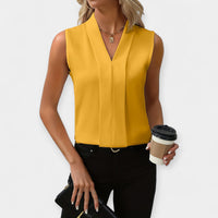 Blusa elegante sin mangas