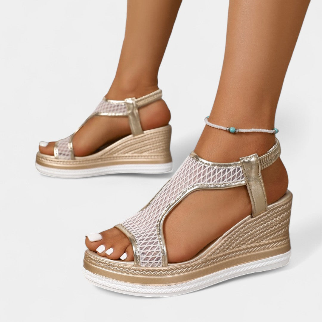Electra - Sandalias ortopédicas con plataforma
