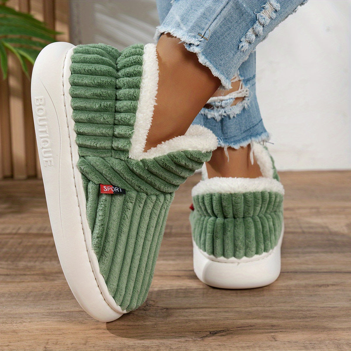 Zapatillas de casa de peluche CozyStep