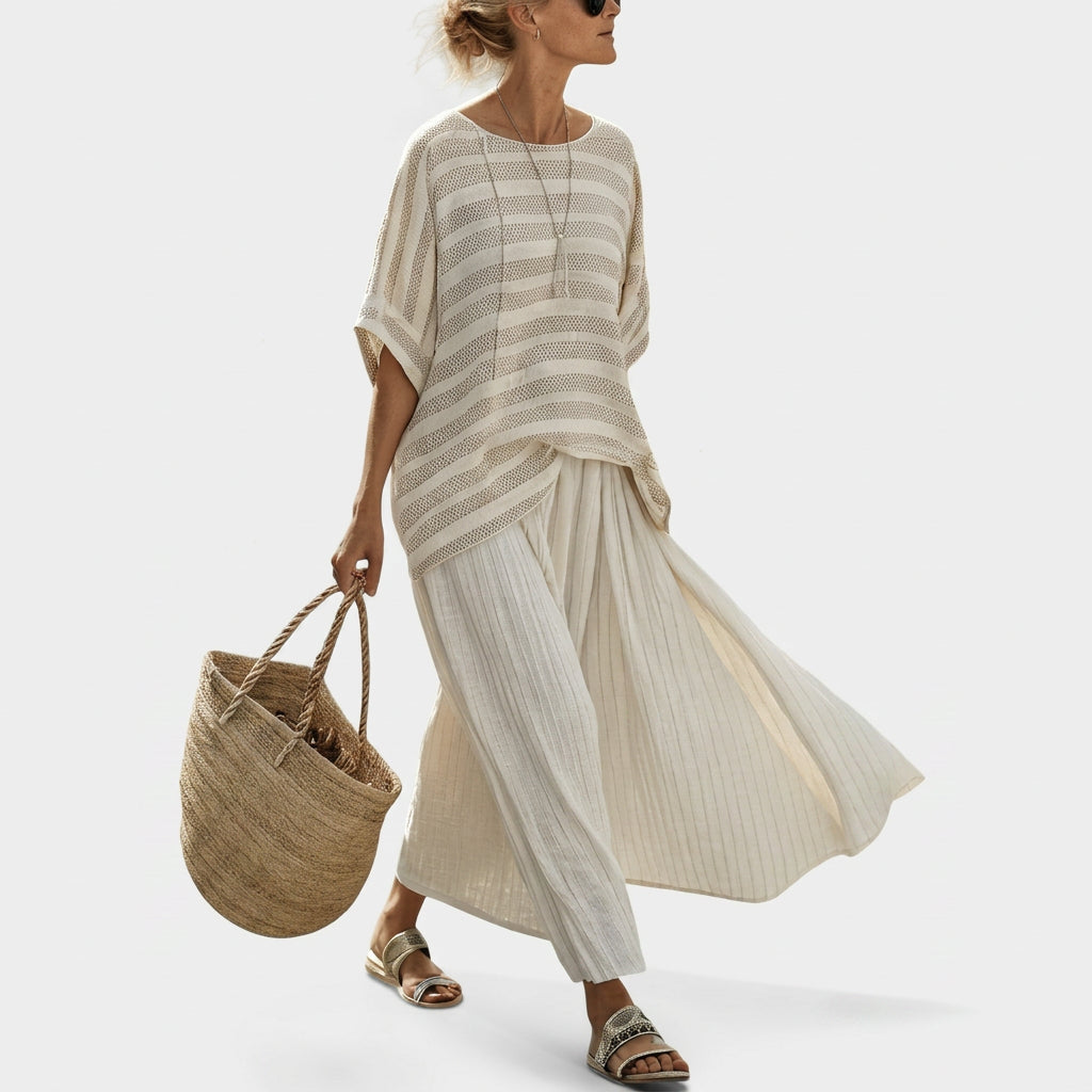Isaura | Conjunto de Lino Elegante