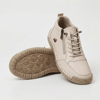 Flora| zapatos ortopédicos cómodos con cremallera