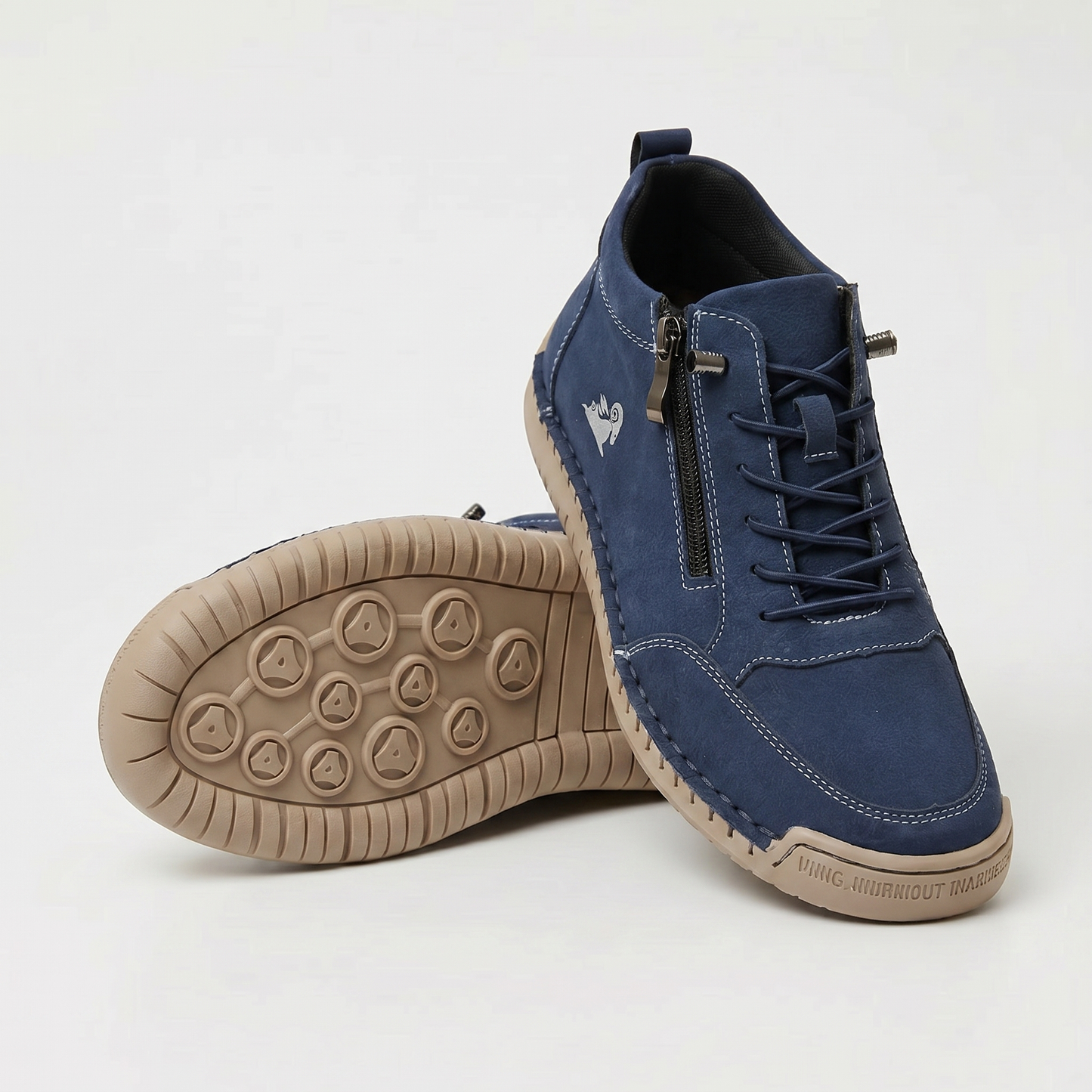 Flora| zapatos ortopédicos cómodos con cremallera