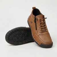 Flora| zapatos ortopédicos cómodos con cremallera
