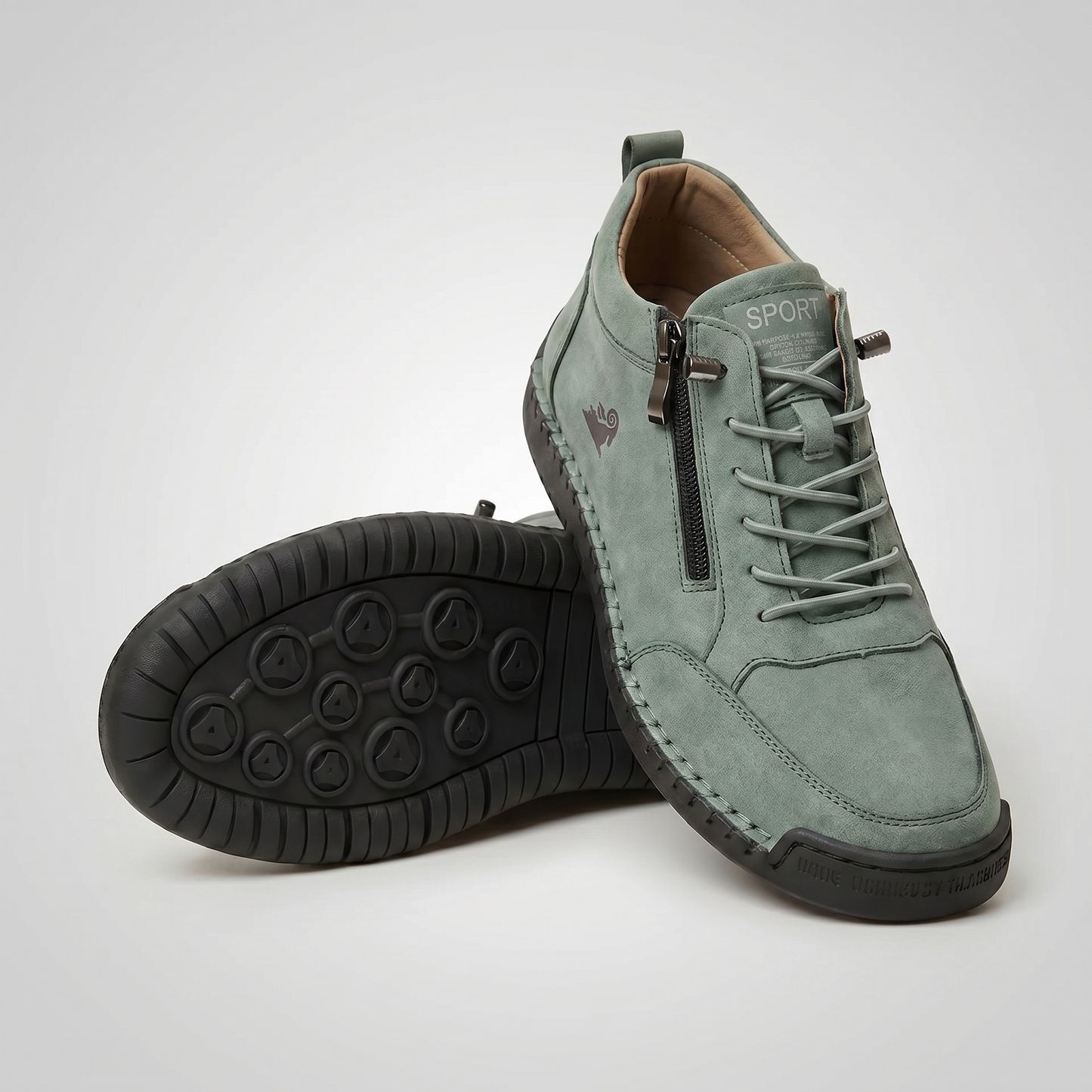 Flora| zapatos ortopédicos cómodos con cremallera